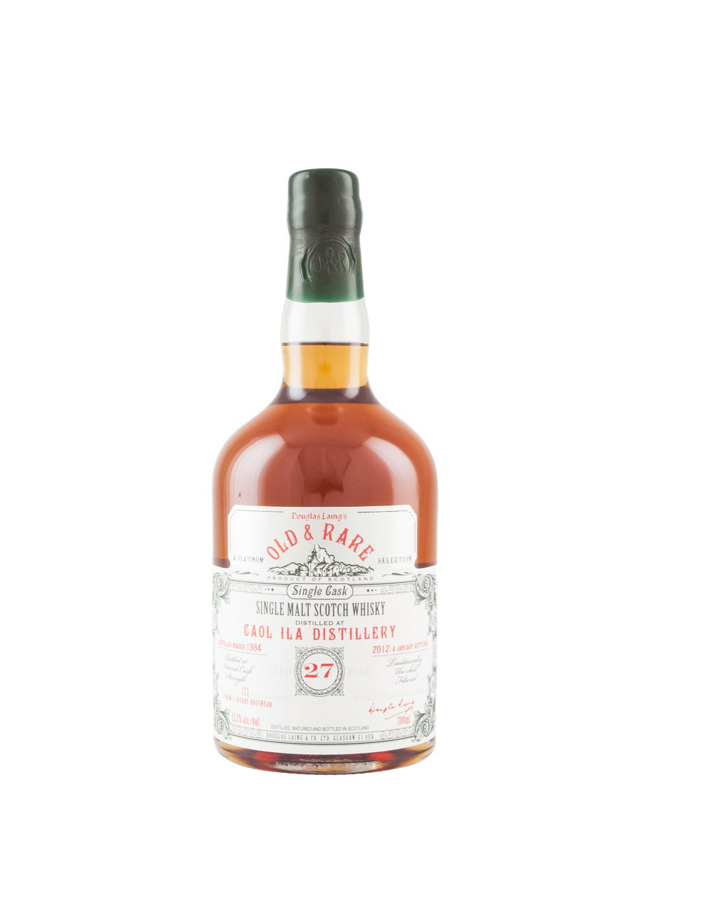 Caol Ila 27 Year Old Sherry Cask `Old and Rare` Hunter Laing 1984