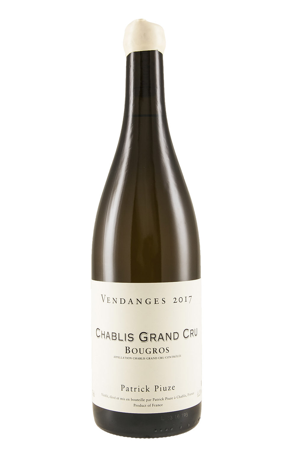 Chablis Bougros Patrick Piuze 2017