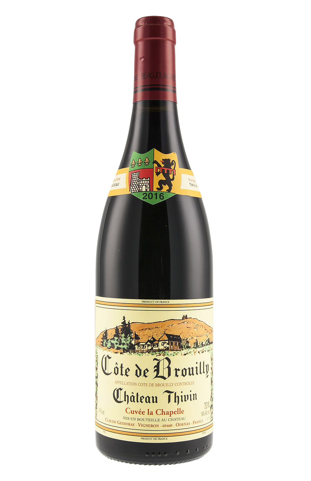 Cote de Brouilly La Chapelle Thivin 2016