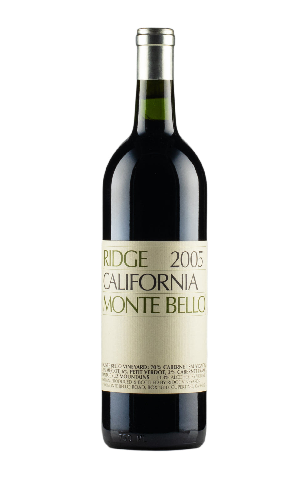 Ridge Monte Bello Cabernet Sauvignon 2005