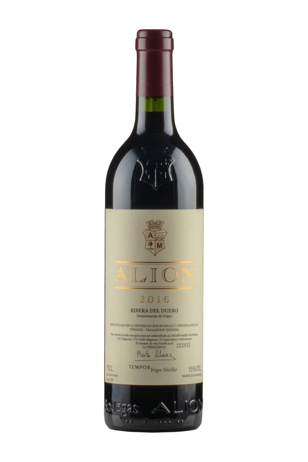 Vega Sicilia Alion 2016