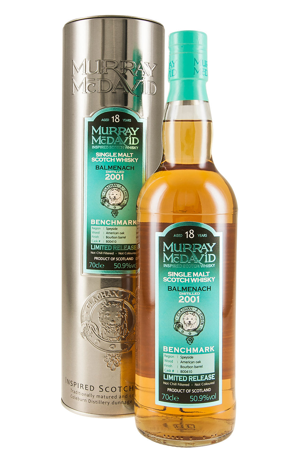 Balmenach 18 Year Old Murray McDavid Benchmark 2001