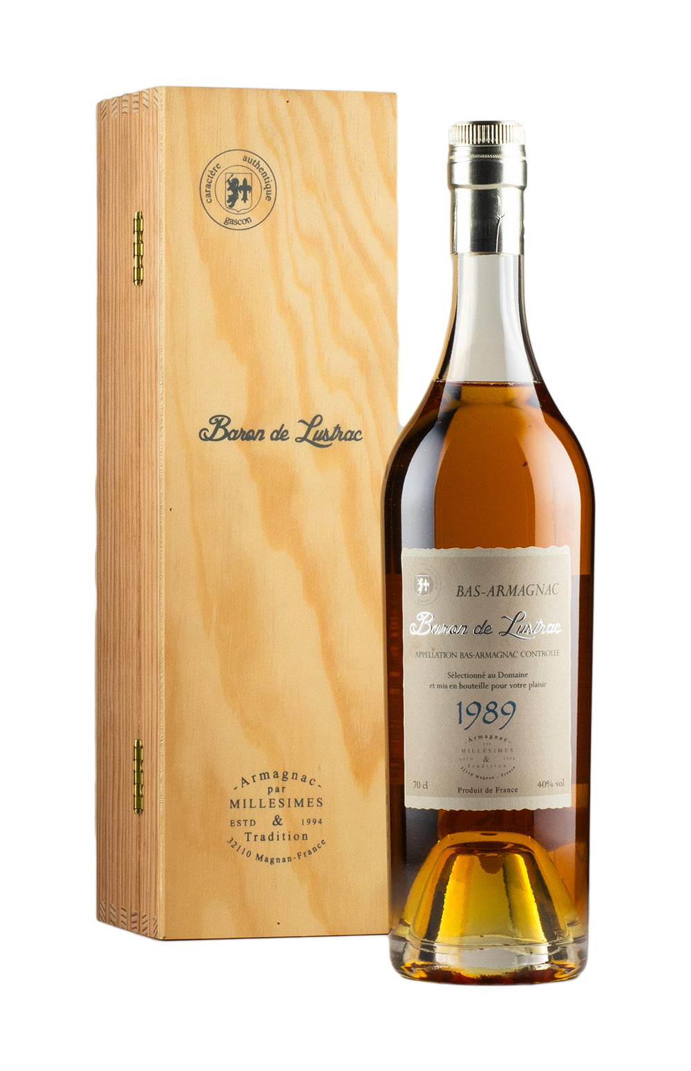 Baron de Lustrac Vintage Armagnac 1989