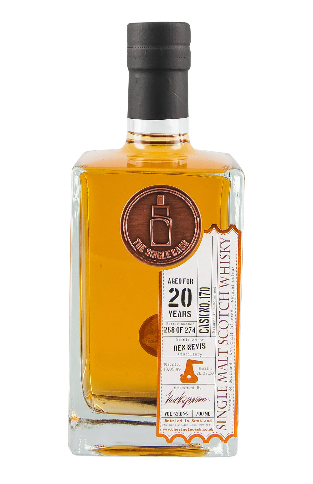 Ben Nevis 20 Year Old The Single Cask 1999