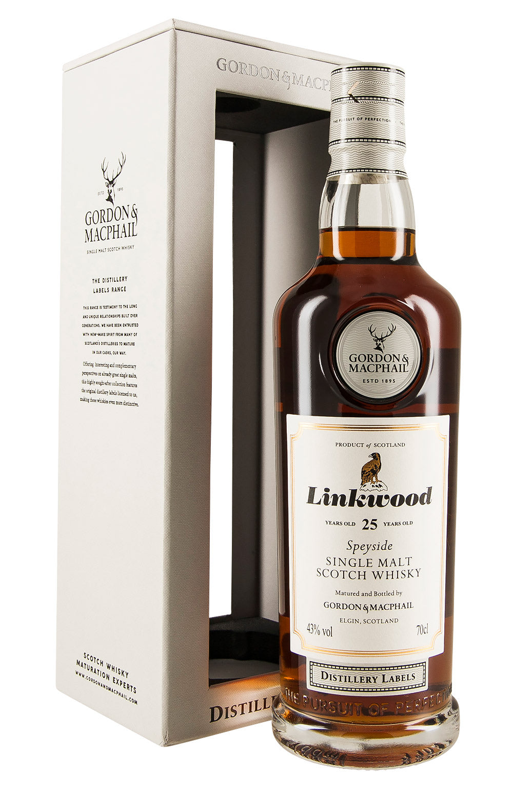 Linkwood G&M Distillery Labels 25 Year Old