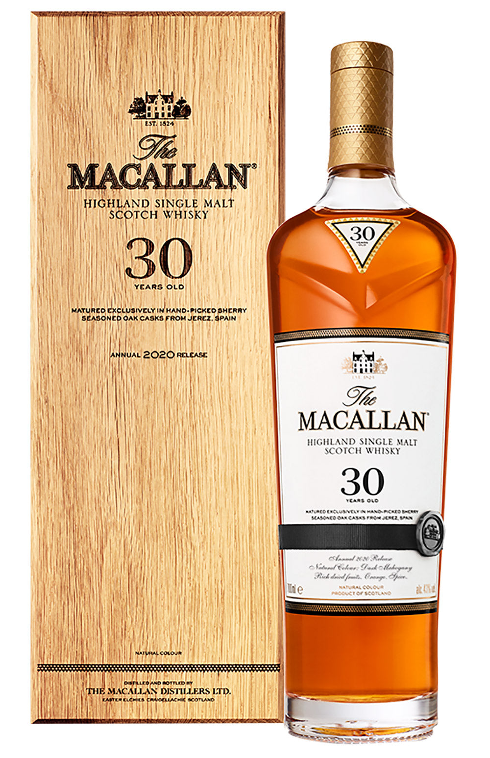 Macallan 30 Year Old Sherry Oak (2020 Release)