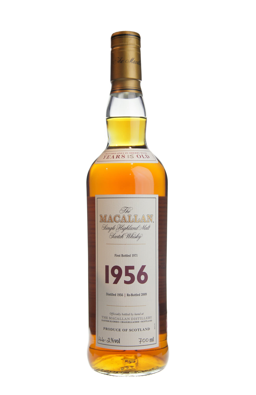 Macallan Fine and Rare 15 Year Old 1956