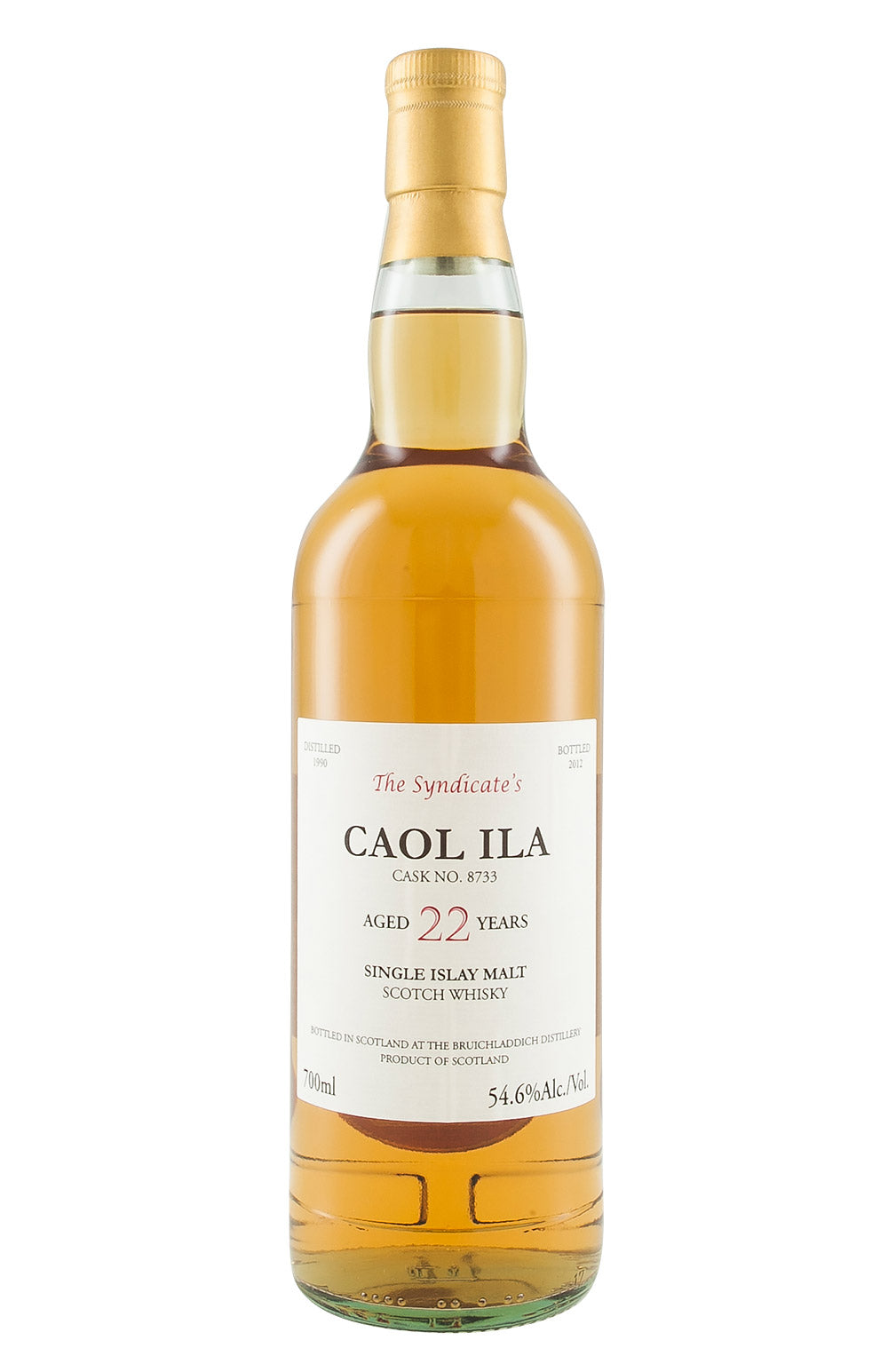 Caol Ila 22 Year Old Syndicate Bottling 1990