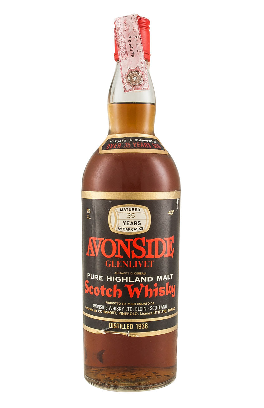 Avonside Glenlivet 35 Year Old Connoisseurs Choice Gordon & MacPhail 1938