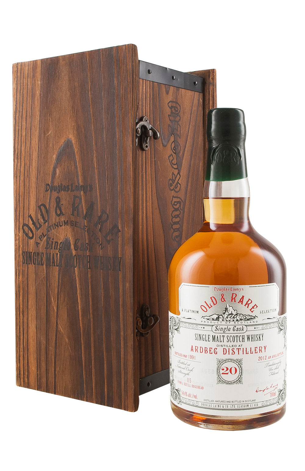 Ardbeg 20 Year Old `Old and Rare` Hunter Laing 1991