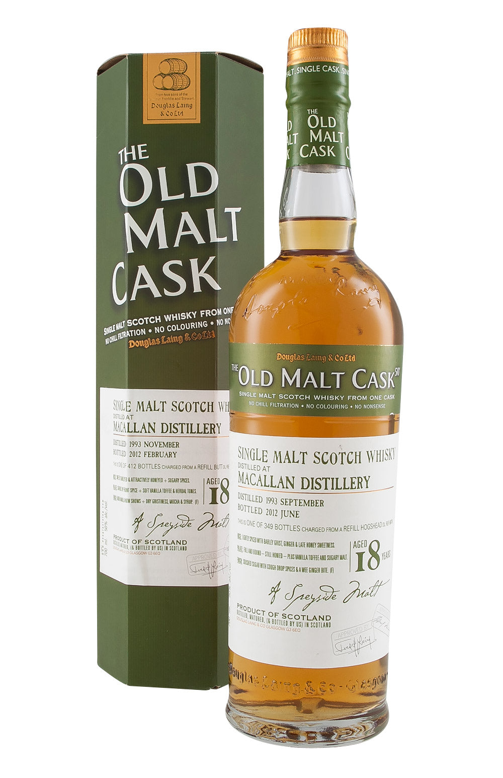 Macallan 18 Year Old Old Malt Cask 1993