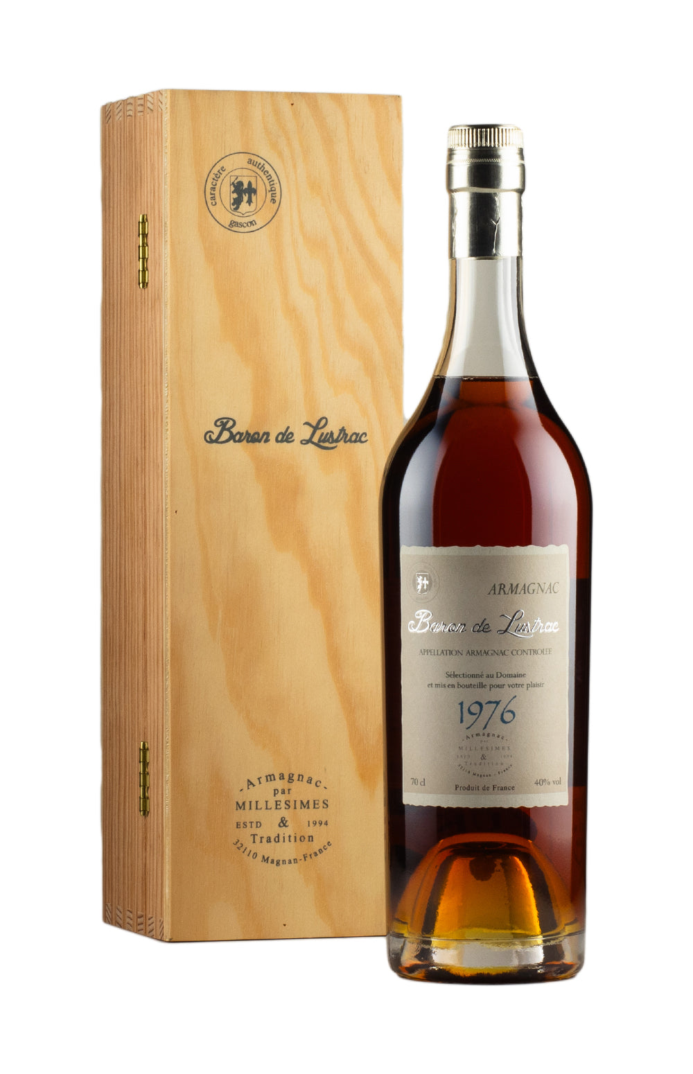 Baron de Lustrac Vintage Armagnac 1976