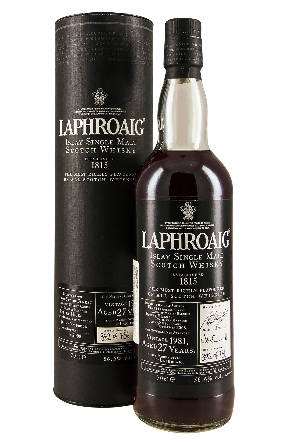 Laphroaig 27 Year Old 1981