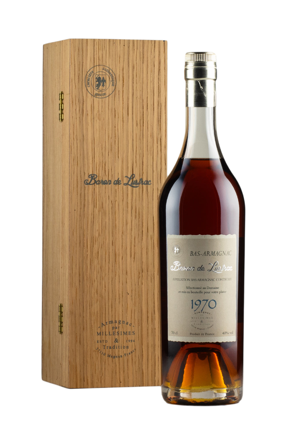 Baron de Lustrac Vintage Armagnac 1970
