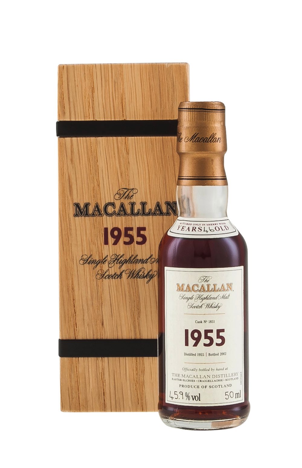 Macallan Fine and Rare Miniature 1955 1955