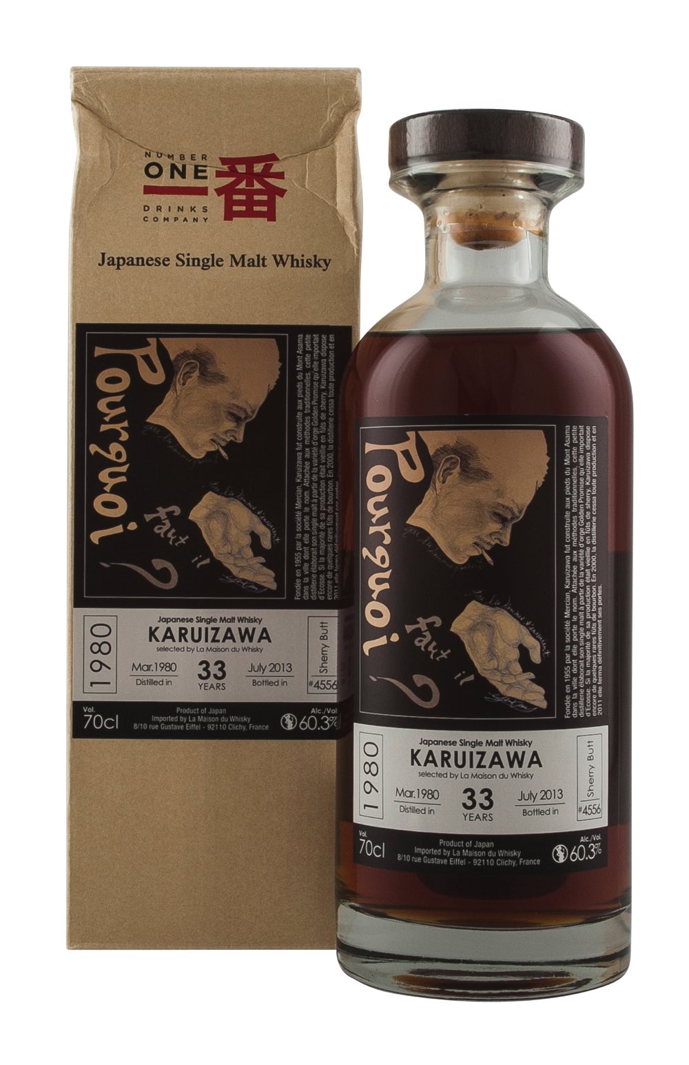 Karuizawa 33 Year Old `Pourquoi Faut Il` Cask 4556 1980