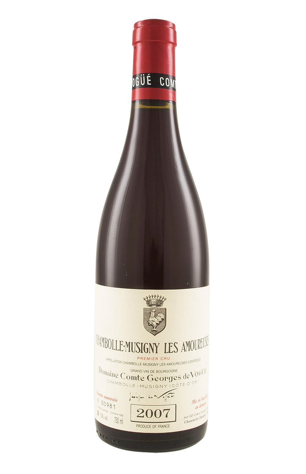 Chambolle Musigny Les Amoureuses de Vogue 2007