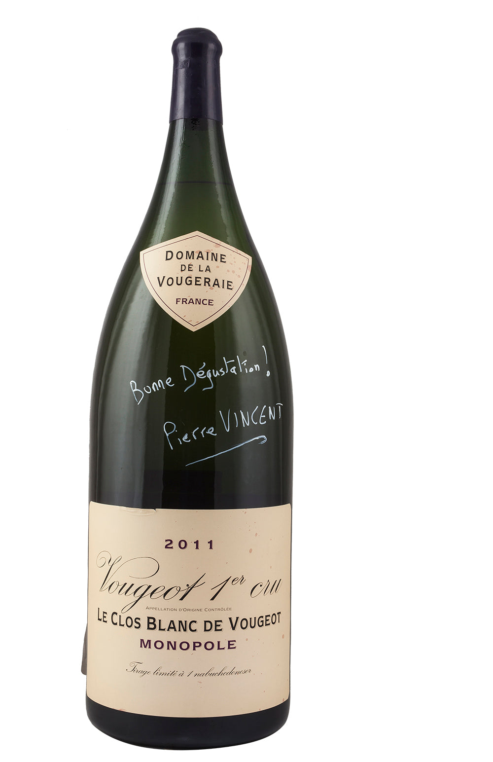 Vougeot Le Clos Blanc de Vougeot Vougeraie 1500cl 2011