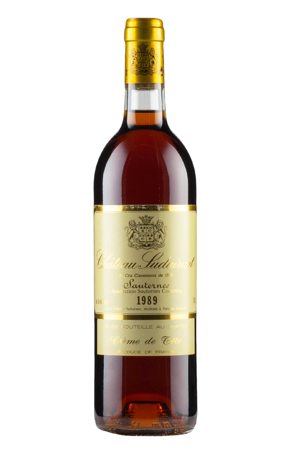 Suduiraut Creme de Tete 1989