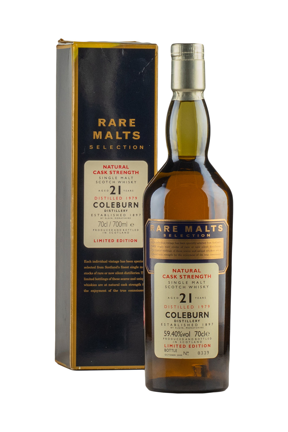 Coleburn 21 Year Old Rare Malts 1979