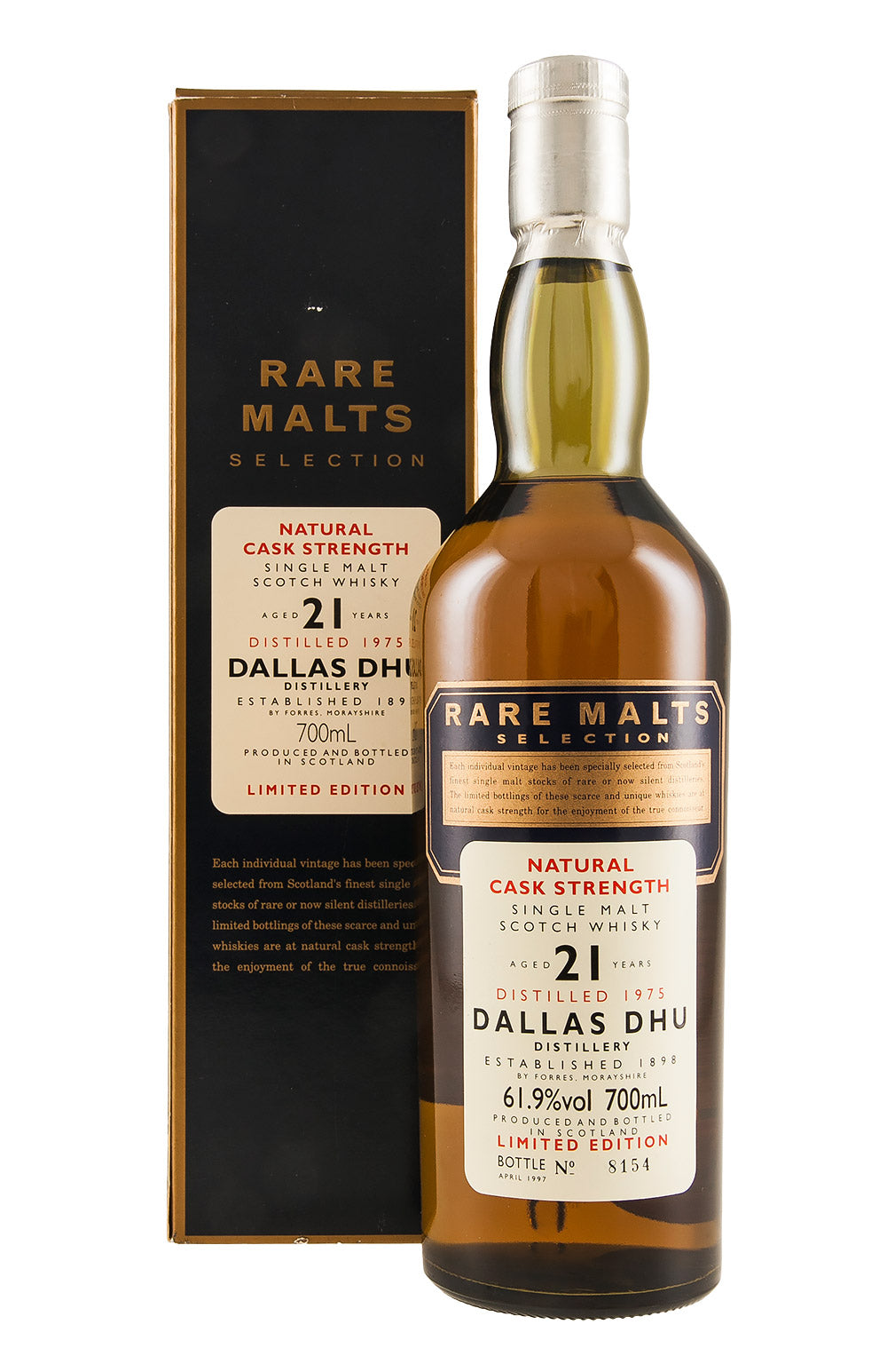 Dallas Dhu 21 Year Old Rare Malts 1975