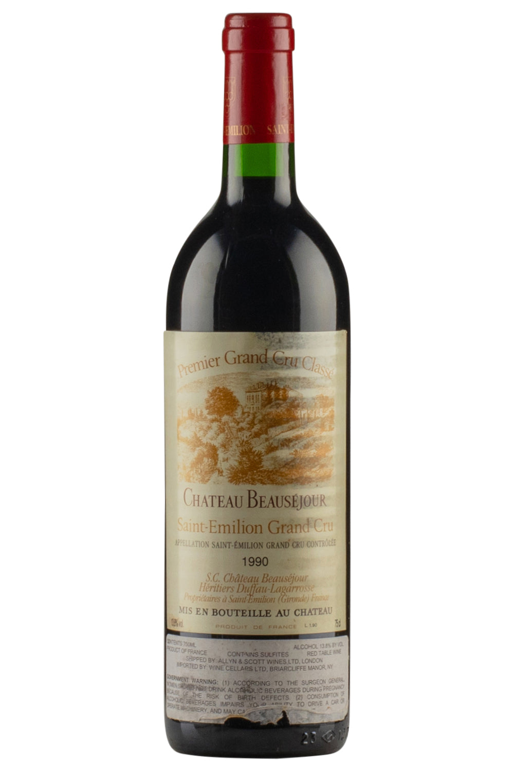 Beausejour Duffau Lagarrosse 1990