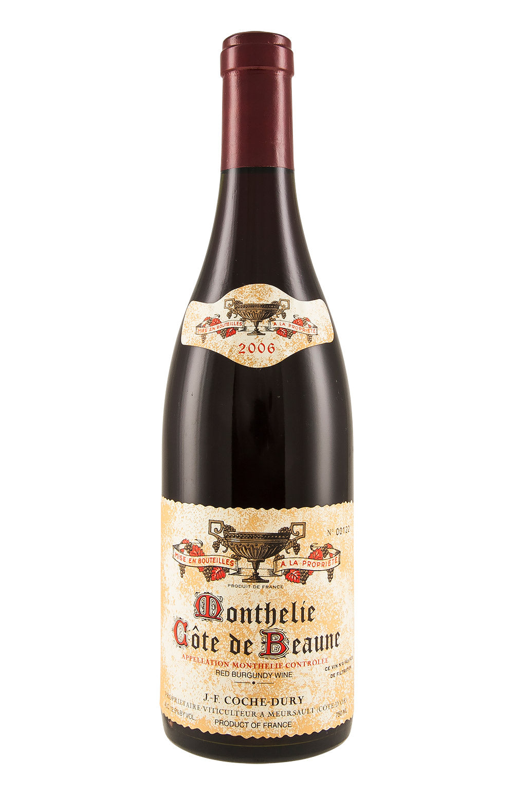 Monthelie Rouge Coche Dury 2006