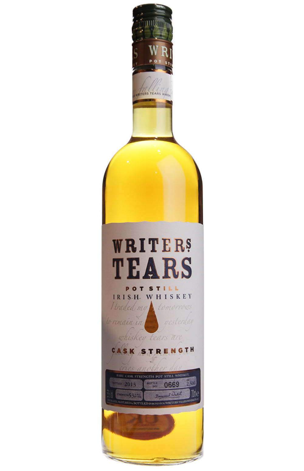 Writers Tears Cask Strength (2013 Release) (No Box)
