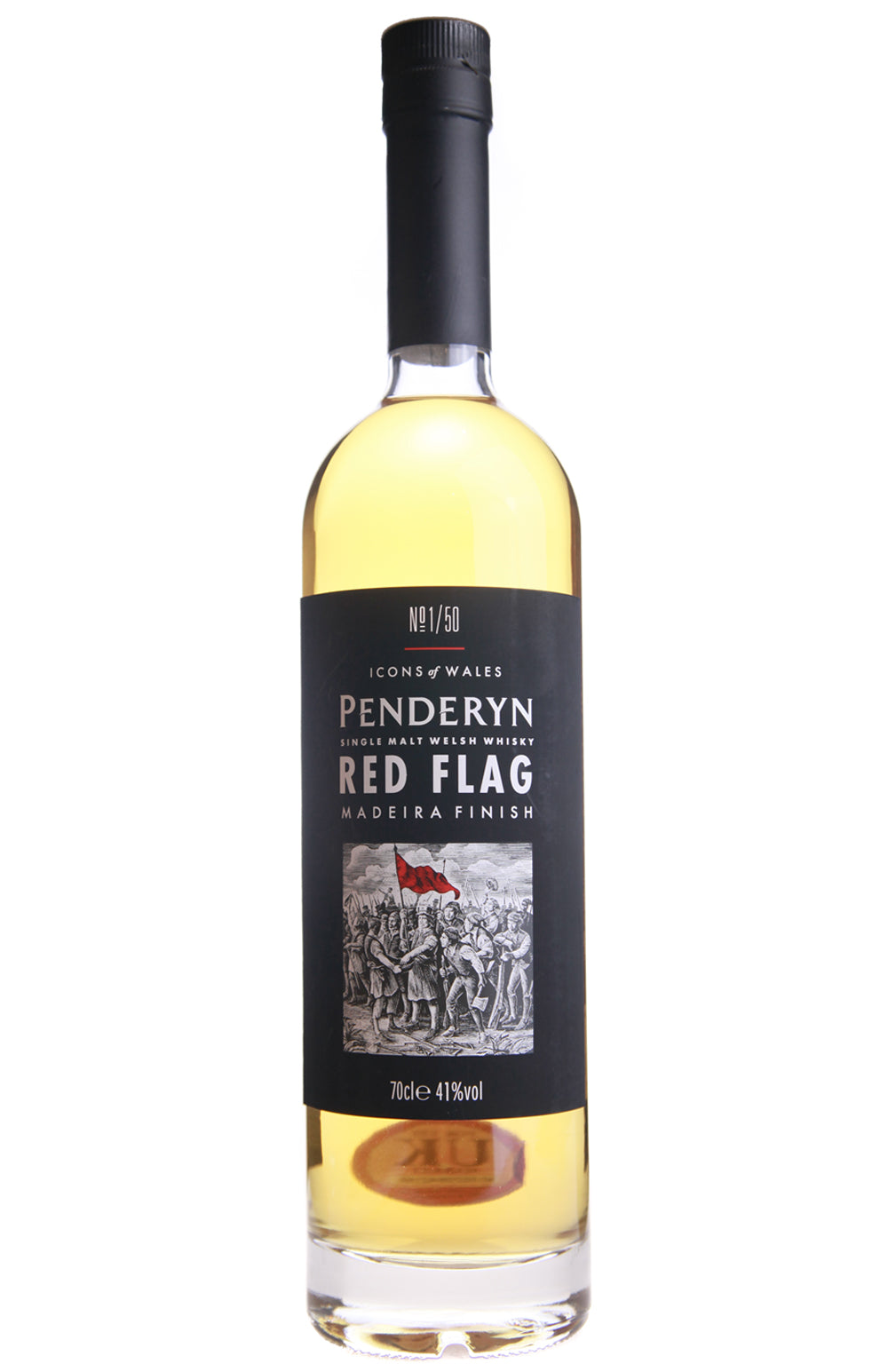 Penderyn Icons of Wales Red Flag
