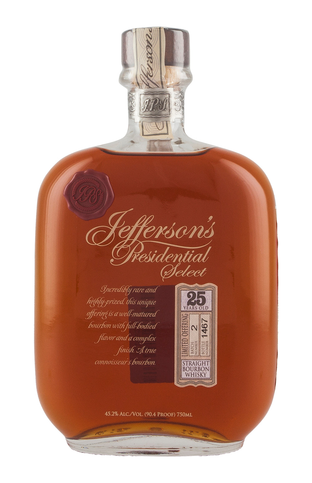 Jefferson`s 25 Year Old Presidential Select Batch 2