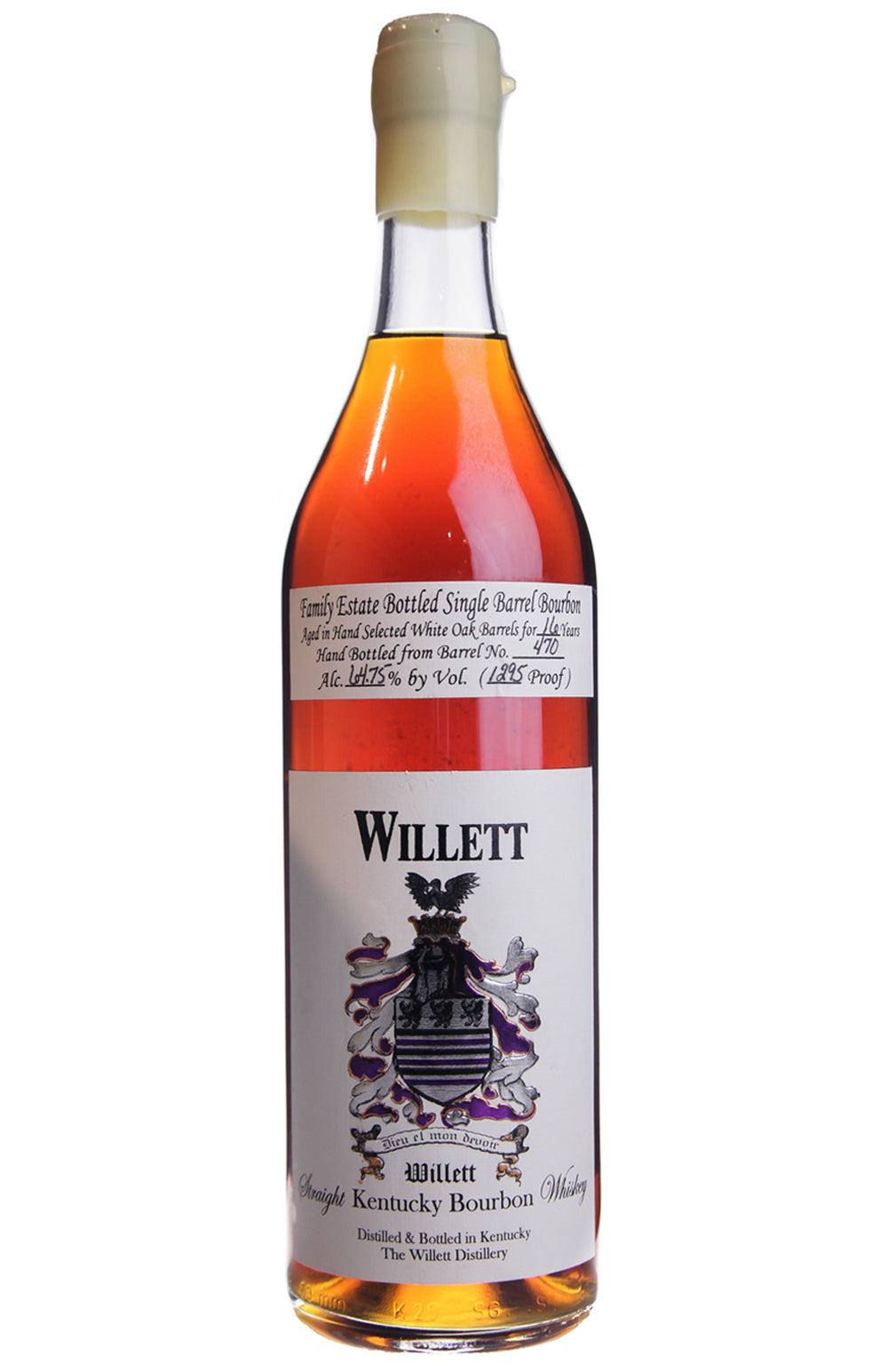 Willett 16 Year Old Barrel Proof 64.75%