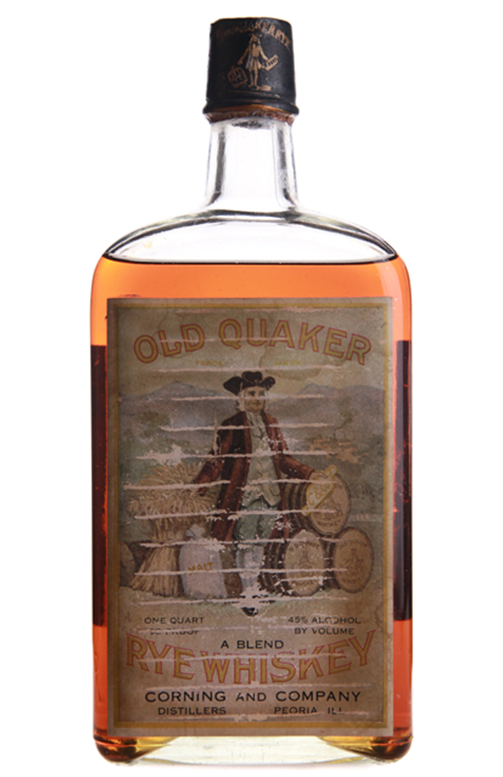 Old Quaker Rye 1910 Bottling 1906