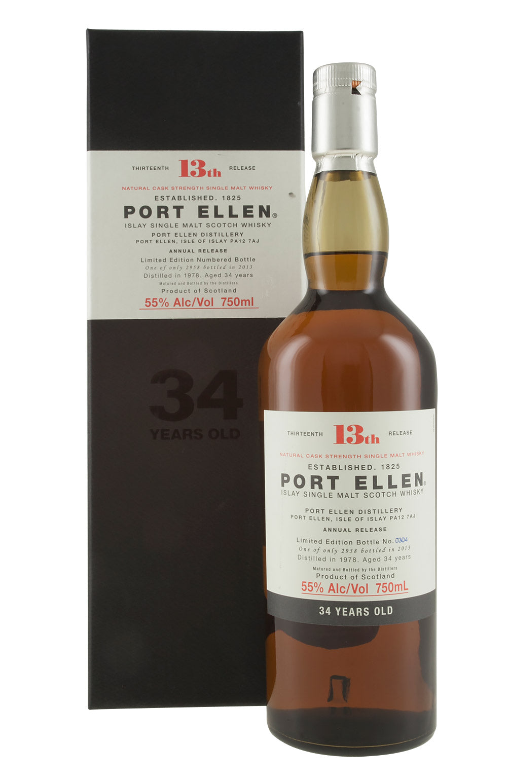 Port Ellen 34 Year Old 13th Release 1978