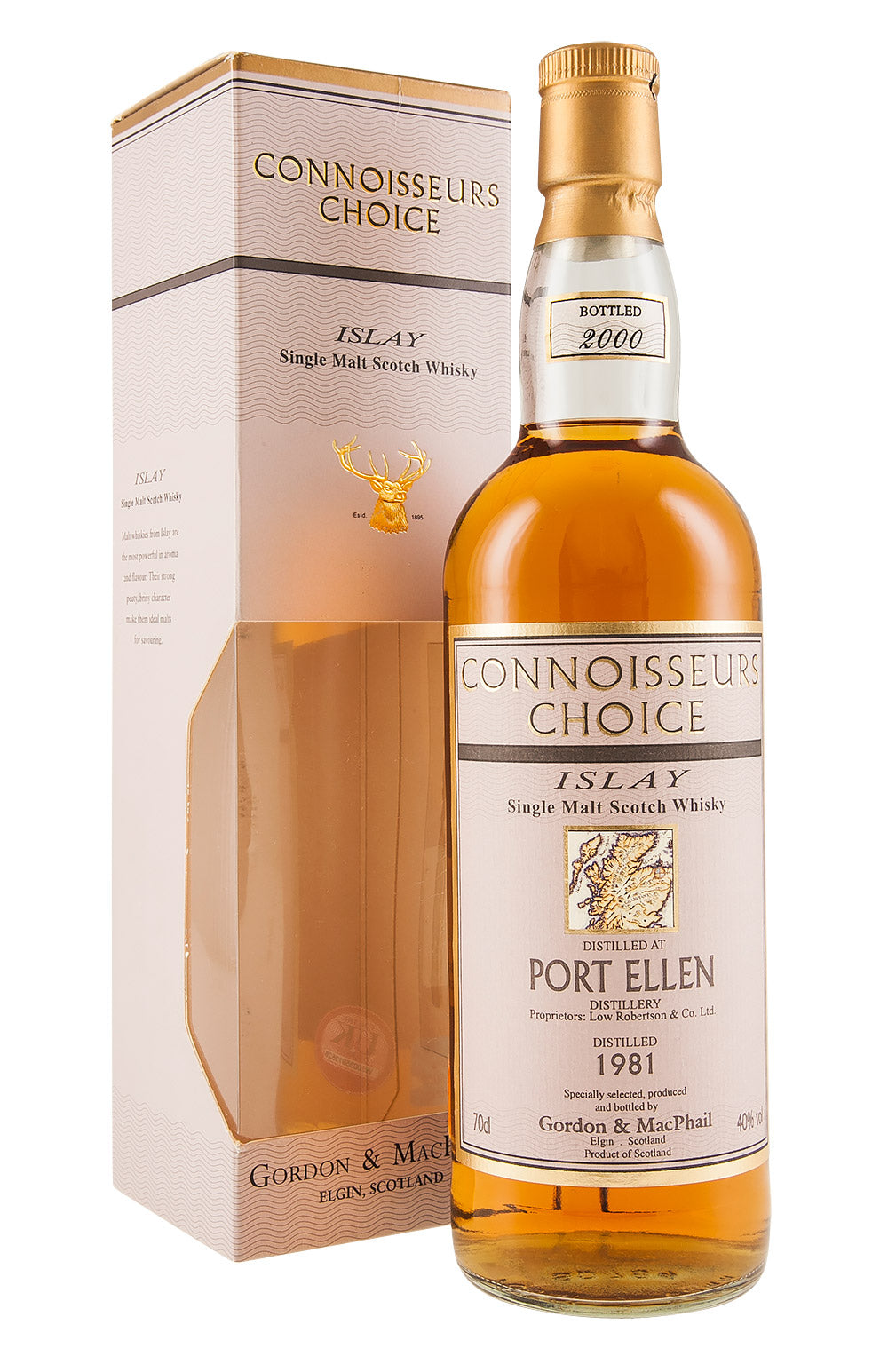 Port Ellen Gordon and MacPhail Connoisseurs Choice (Bottled 2000) 1981