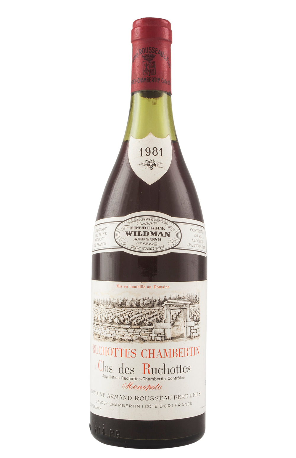 Ruchottes Chambertin Clos des Ruchottes Armand Rousseau 1981