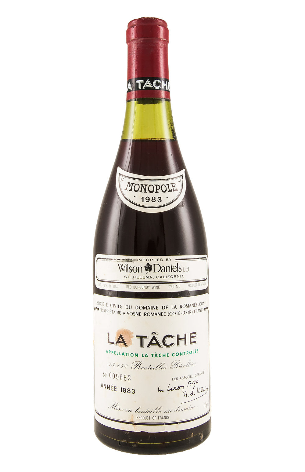 La Tache DRC 1983