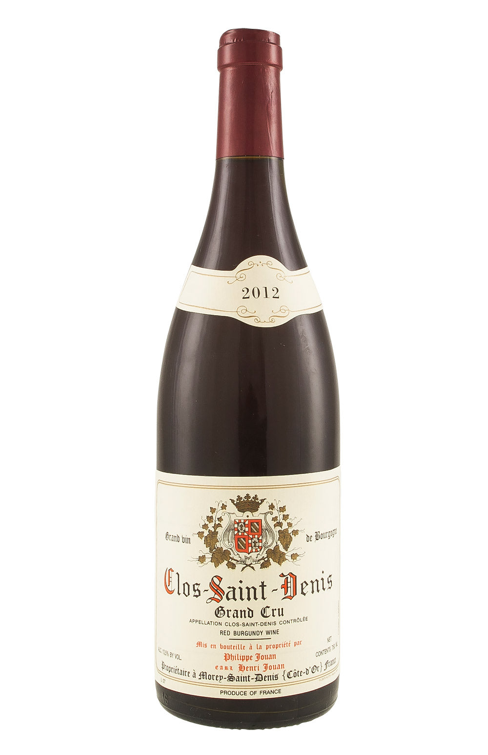 Clos St Denis Henri Jouan 2012