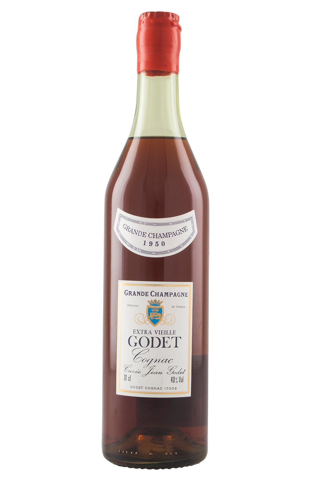 Godet Grande Champagne Extra Vieille 1950