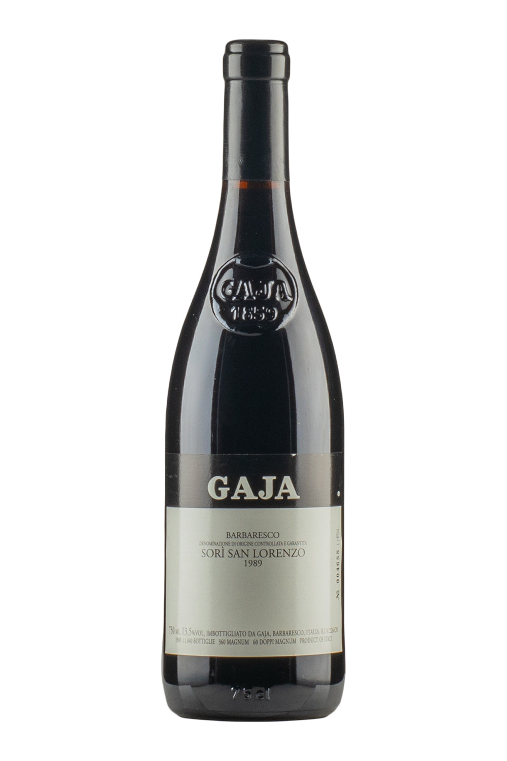 Barbaresco Sori San Lorenzo Gaja 1989