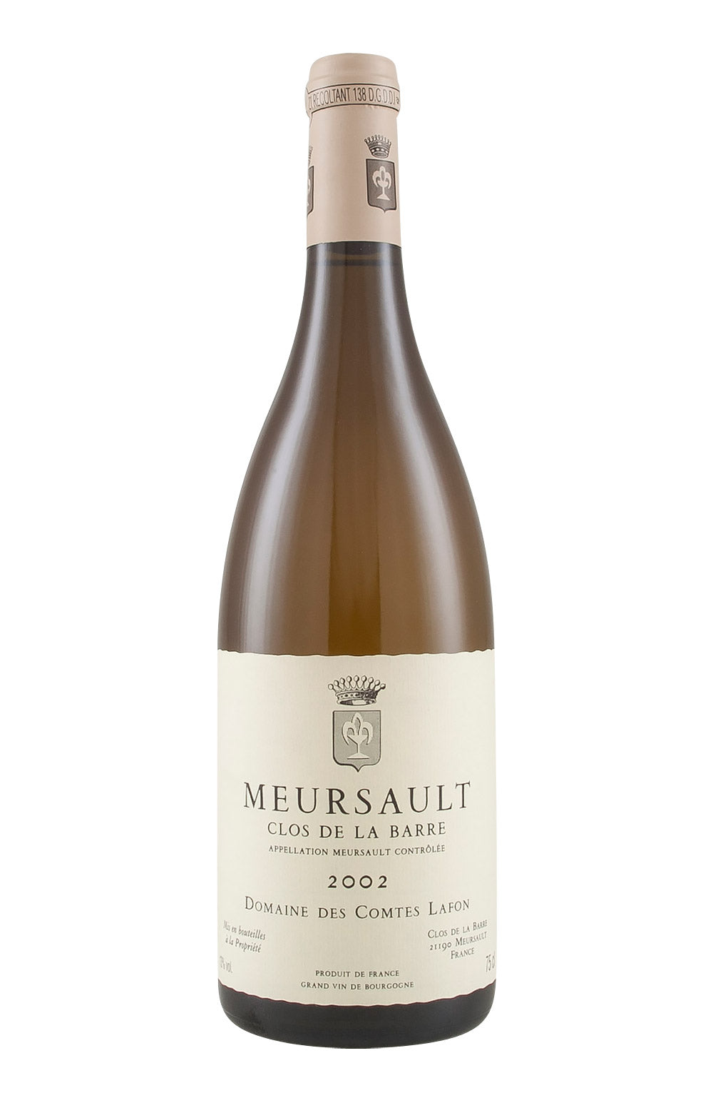Meursault Clos de la Barre Comtes Lafon 2002