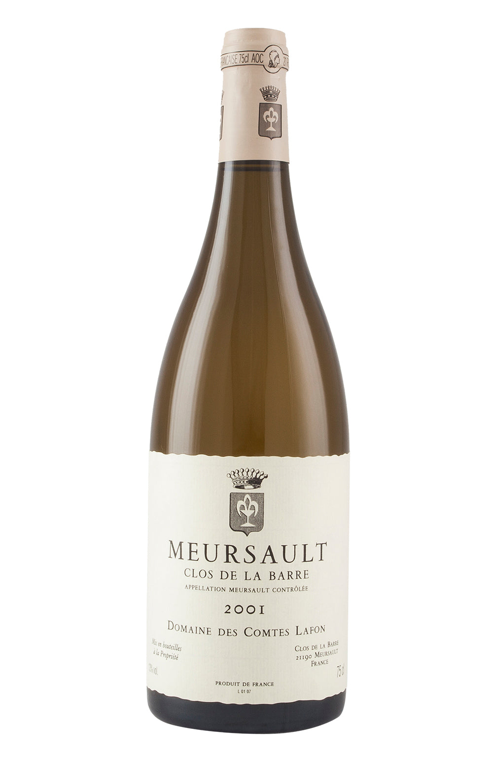 Meursault Clos de la Barre Comtes Lafon 2001