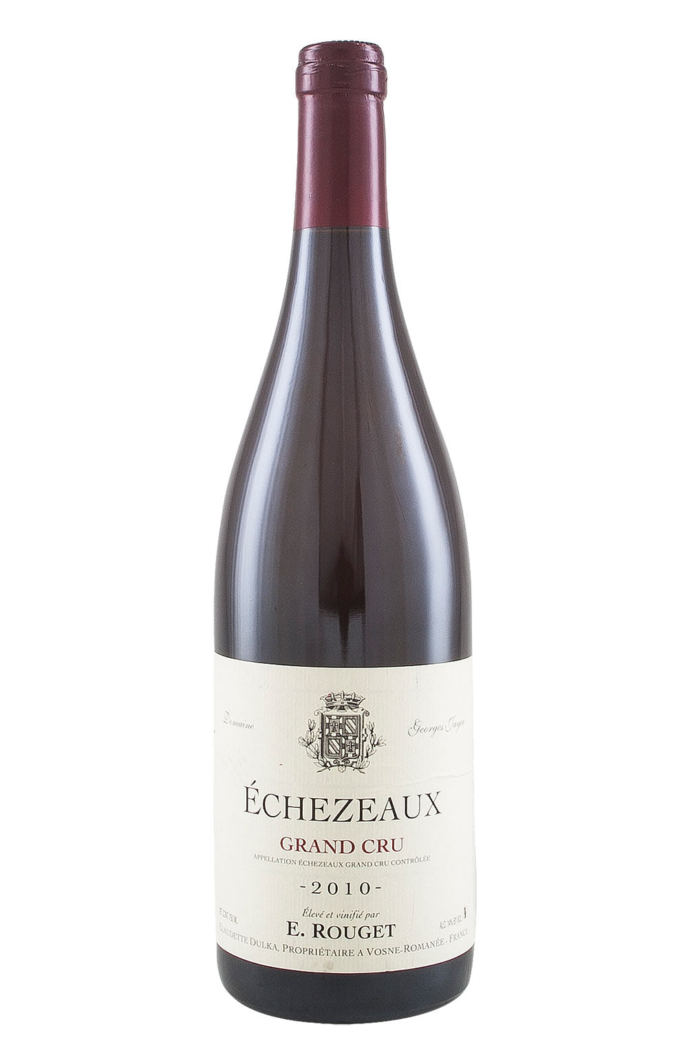 Echezeaux Emmanuel Rouget et Georges Jayer 2010