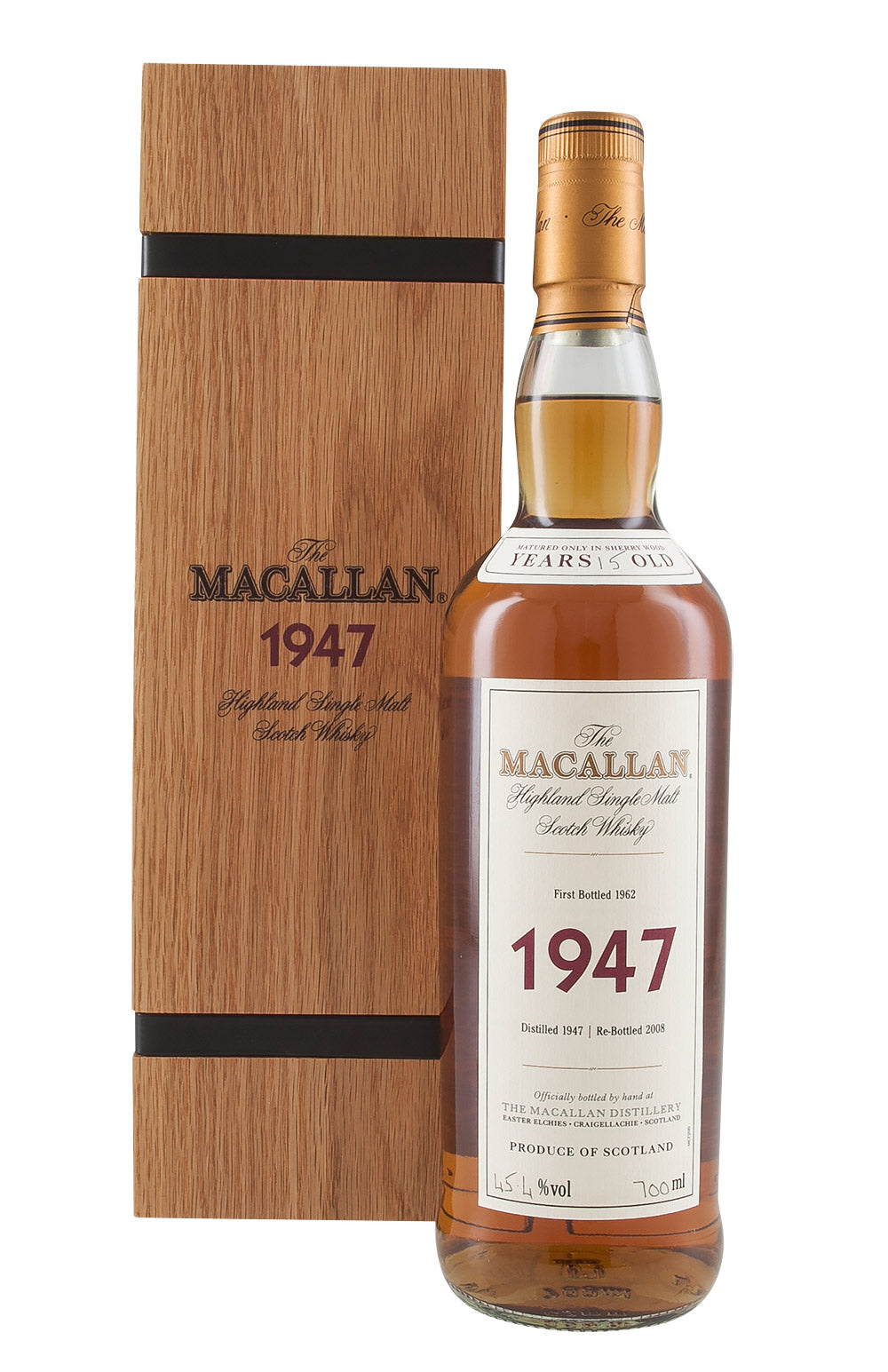 Macallan Fine and Rare 15 Year Old 1947
