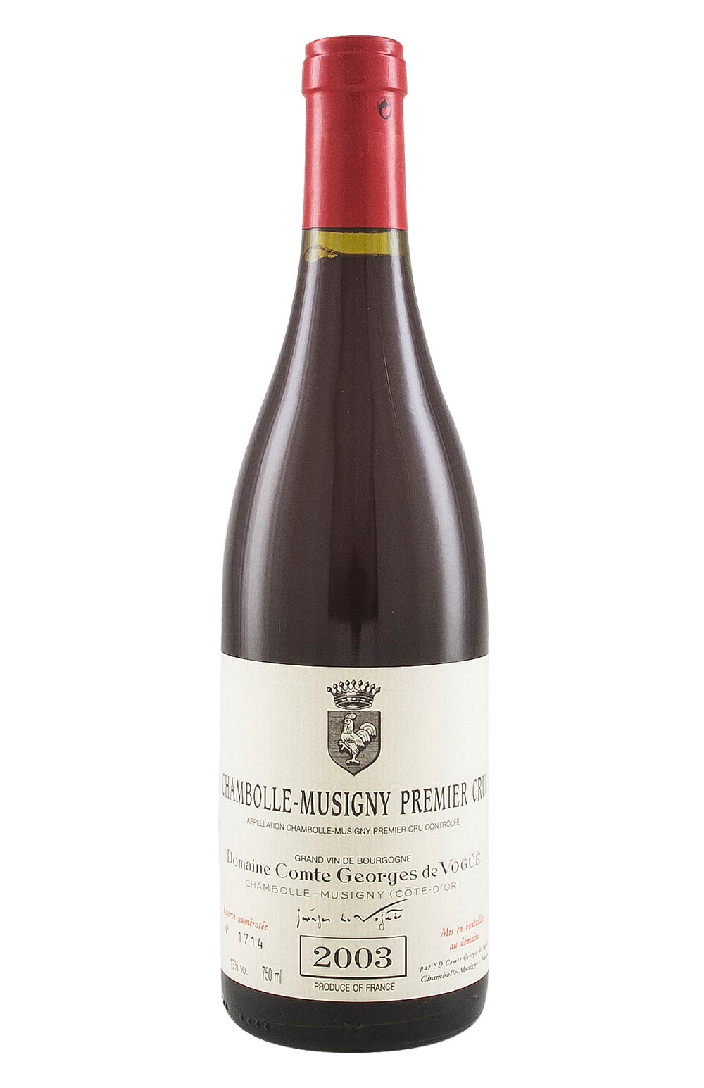 Chambolle Musigny 1er Cru de Vogue 2003