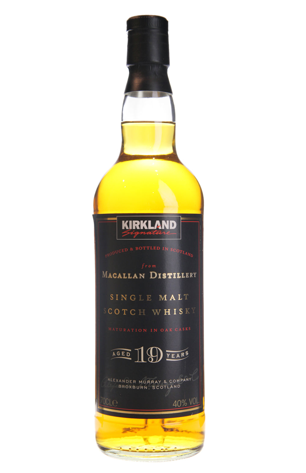Macallan 19 Year Old Kirkland Signature