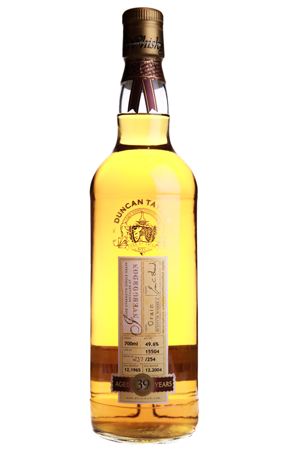 Invergordon 39 Year Old Peerless Duncan Taylor 1965