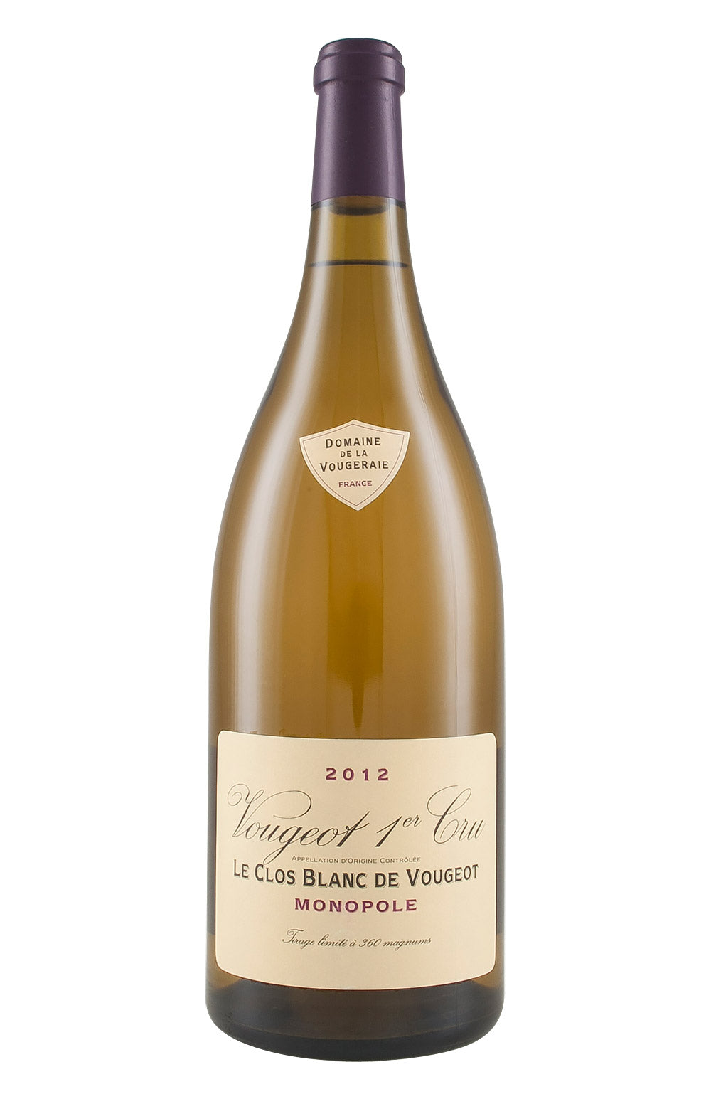 Vougeot Le Clos Blanc de Vougeot Vougeraie Magnum 2012