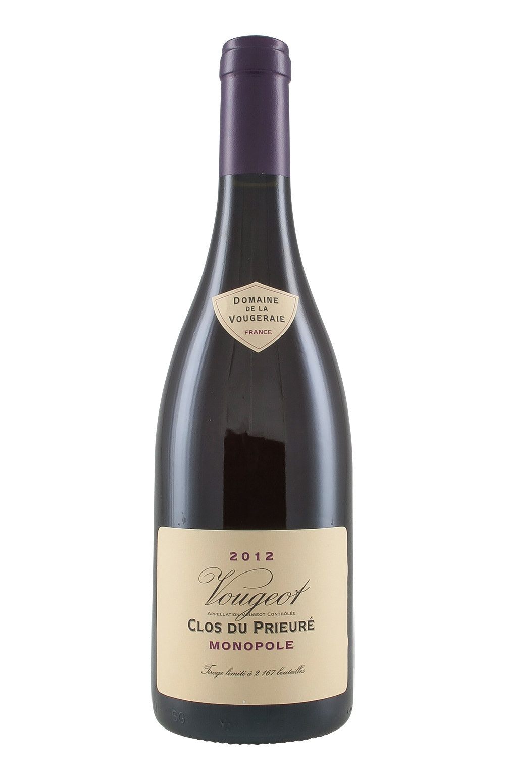 Vougeot Clos du Prieure Rouge Vougeraie 2012