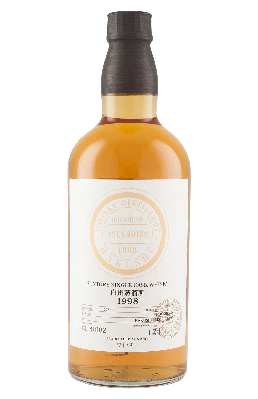 Hakushu Single Cask CL 40182 1998