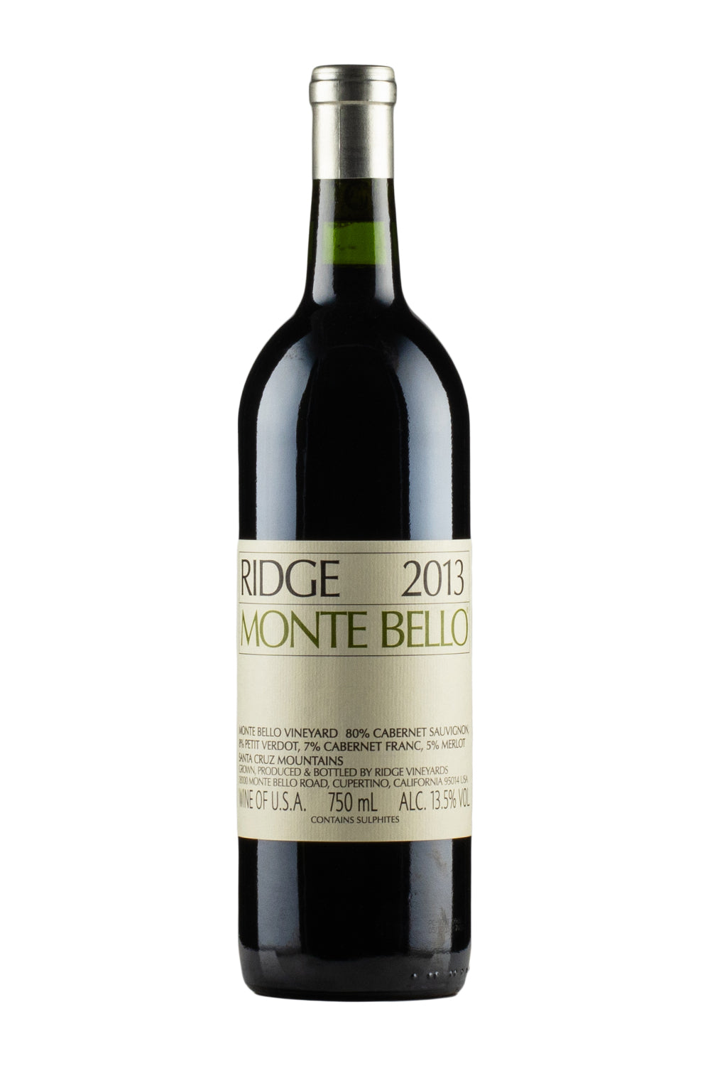 Ridge Monte Bello Cabernet Sauvignon 2013